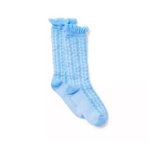 Janie and Jack NWT Blue Pointelle Sock. Size 6-12 Months